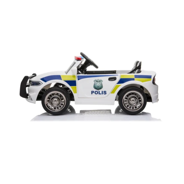 Dodoe Police Ride-On Car - JC666 in Qatar - White Side