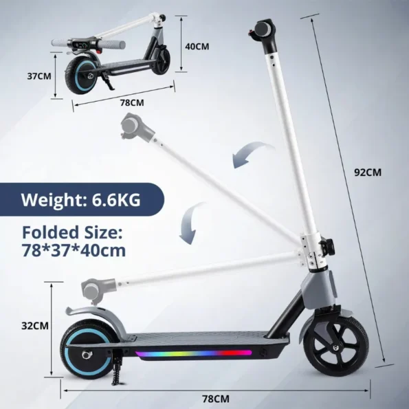 Electric Scooter for Kids – 6.5 Inches in Qatar (6)
