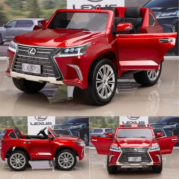 Lexus LX570 Ride-On Car in Qatar - Red All Views