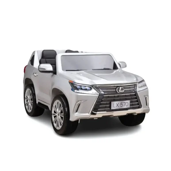 Lexus LX570 Ride-On Car Silver in Qatar Full View