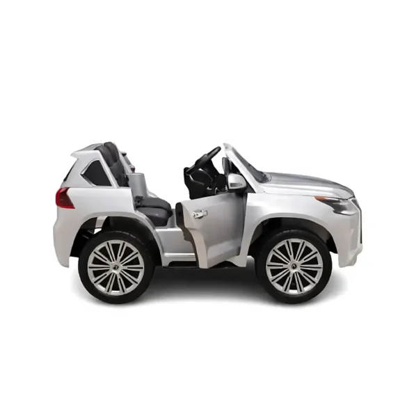 Lexus LX570 Ride-On Car Silver in Qatar Doors Open
