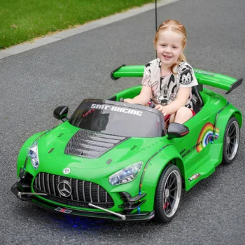 Mercedes-Benz AMG GT Sports Ride-On Car - 906 Green in Qatar