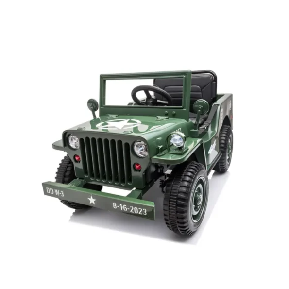 Shop Military Jeep Ride-On Car - DD-W3 in Qatar Main Image