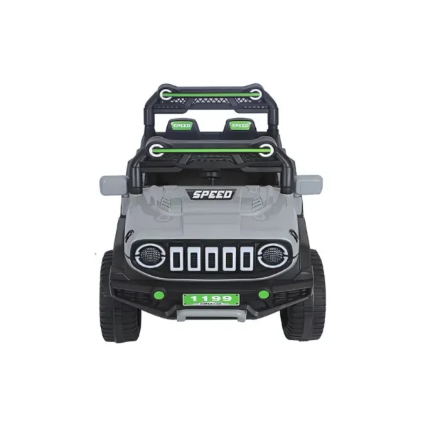 Mini Jeep Ride-On Car – SH-1199 Front View Grey