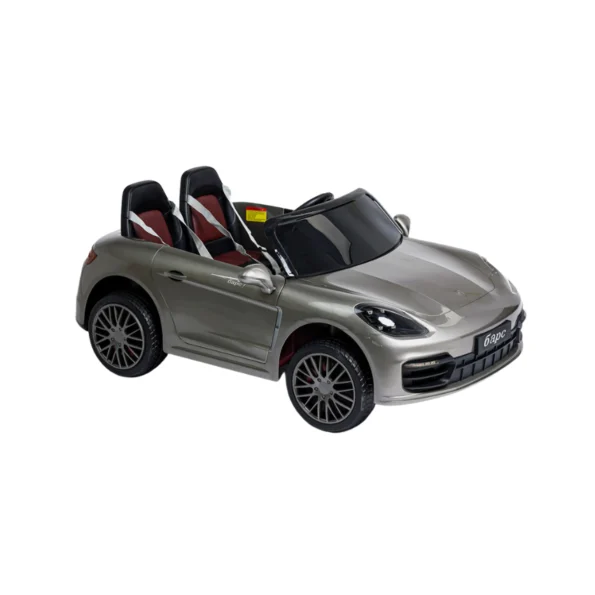 Porsche Ride-On Car - 1719-1 in Qatar Grey Full View