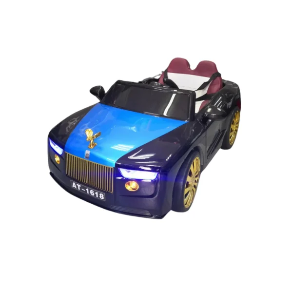Rolls Royce Mini Ride-On Car - 1618 Blue Top View