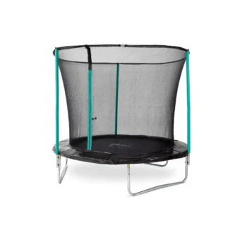Plum 8ft trampoline with Springsafe enclosure ensures safe, bouncy fun for kids aged 6+. Durable, weatherproof design perfect for outdoor play in Qatar.