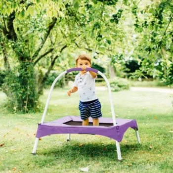 Give toddlers a fun, stable bounce with the Plum Junior Bouncer Square Trampoline featuring foam-padded edges. Shop now in Qatar.